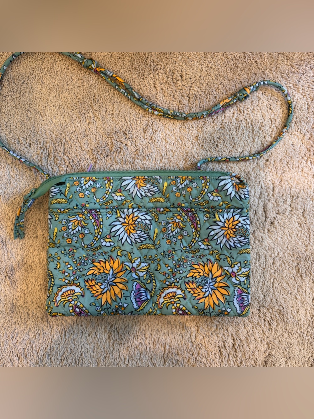 Vera Bradley Hipster Crossbody in Gemstone Paisley Flow